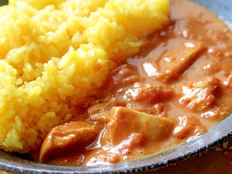 バターの時間差投入で香る『バターチキンカレー』